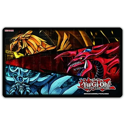 Image de YU GI OH! Trading Card Game Slifer, Obélisque &amp; Ra Tapis de Jeu Édition Allemande, Multicolore
