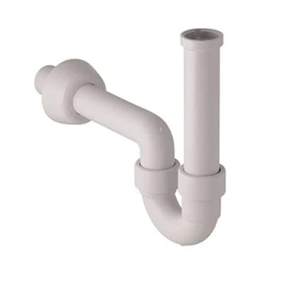 Image de Geberit série 151.100.11.1 Siphon pour lavabo en polypropylène blanc orientable 11/4 x 40 mm
