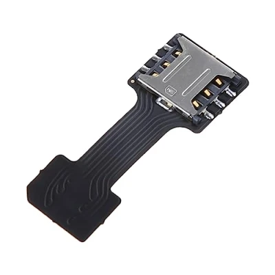 Image de ZIRAN Adaptateur Micro SD Hybride Double Carte SIM pour Extension de téléphone Android Nano Mic