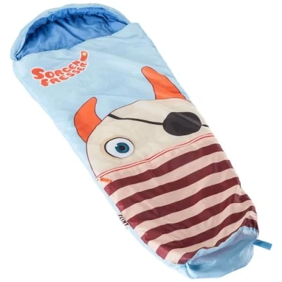Image de Skandika Sac de Couchage Enfant Avale Soucis Sorgenfresser 170 (140 + 30) x 70/45 cm Jusqu&#039;à 12C (Flint)