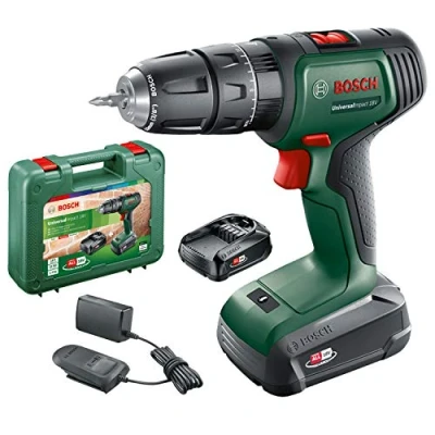 Image de Bosch Home and Garden Perceuse visseuse à percussion UniversalImpact 18 (livré avec 1 batterie 1,5 Ah et coffret)