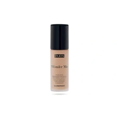 Image de Pupa Foundation Fluide Waterproof Wonder Me (040 Honey Warm) Fond de teint perfection instantanée et légèreté absolue, longue durée vie, résiste à l&#039;eau l&#039;humidité Format 30 ml
