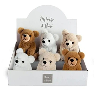 Image de Histoire d&#039;ours Display Ours (3 X Blanc, 3 Marron, 2 Beige)