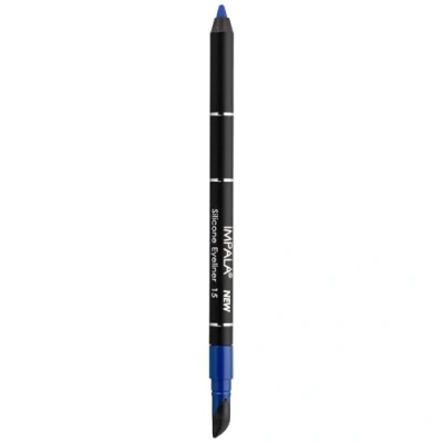 Image de Impala Crayon Pour les Yeux Waterproof Avec Gomme en Silicone 16 Bleu Marine Ligne Définie ou Effet Flouté Texture Crémeuse Facile à Appliquer Couleur Intense, Longue Durée,