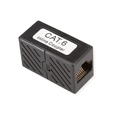 Image de Coupleur RJ45 CAT6 ROLINE UTP 21.17.3043 Noir Non blindé Prolongement de câbles Twisted Pair