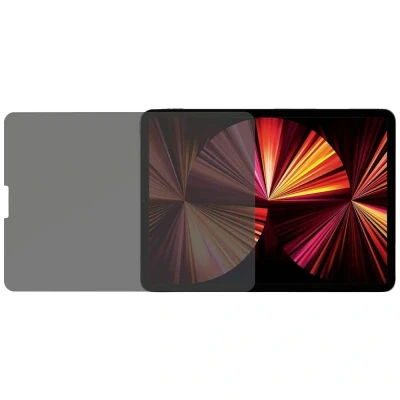 Image de Verre pour Apple iPad Pro 11/Air 10.9 2020 2022 avec Filtre de Confidentialité Noir transparent Neuf