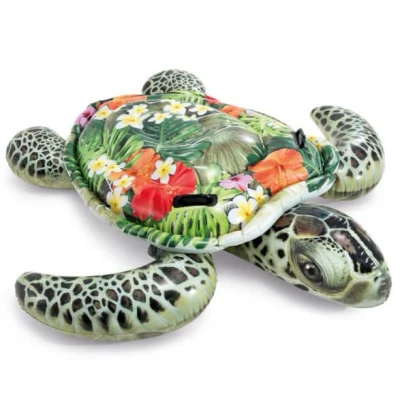 Image de Intex 57555NP Bouée Tortue Aloha A Chevaucher, Vert, 191x171 cm