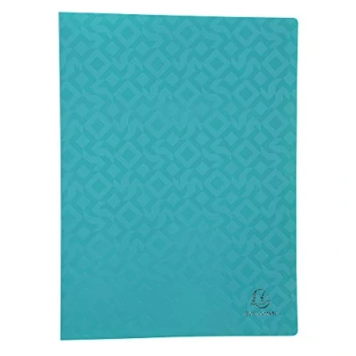 Image de Exacompta 85520E Protège document Offix en polypropylène semi rigide avec pochettes intérieures lisse haute transparence 50 et 100 vues Format A4 Couleur de couverture aléatoire