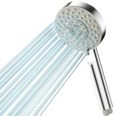 Image de Magichome Pomme de douche haute pression avec 5 modes pulvérisation (pommeau uniquement), design turbocompressé, pommeau puissant pour une faible d&#039;eau