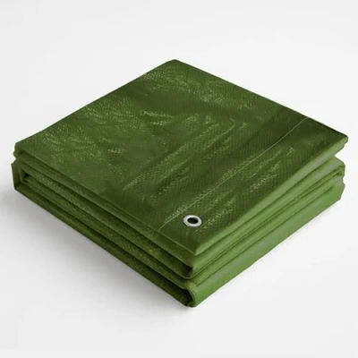 Image de Bâche de protection textile haut gamme, 260 g/m², disponible dans 23 dimensions, couleur : vert ou blanc au choix Housse pour bateau bois.