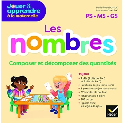 Image de BOITE DE JEUX LES NOMBRES, Composer et décomposer des quantités (Coffret)