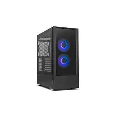 Image de NOX XTREME PRODUCTS HUMMER NEMESIS Micro ATX ; mi tour, verre trempé avant et latéral, ventilateurs ARGB LED infinis, jusqu&#039;à 8 ventilateurs, grands graphiques, USB 3.0, noir