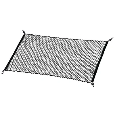 Image de MICTUNING Filet de coffre voiture avec 4 crochets pour SUV, camion