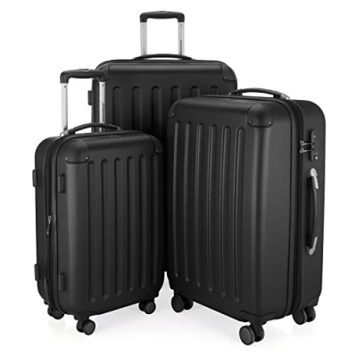 Image de HAUPTSTADTKOFFER Spree Valise plus Grande de soute, Trolley Rigide ABS, TSA, extensible, extra léger, 4 roues, 75 cm, 119 L, Noir