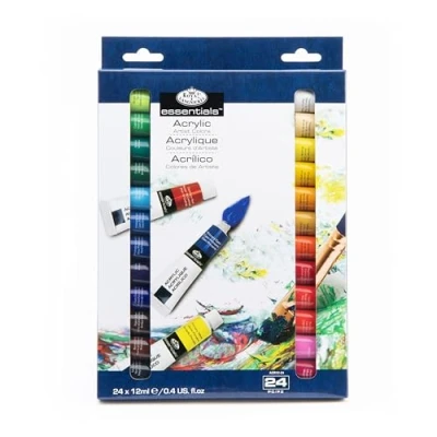 Image de Royal &amp; Langnickel ACR24 Assortiment de 24 Tubes peinture acrylique x 12 ml