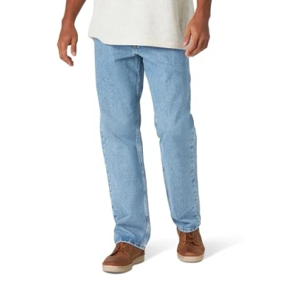 Image de Wrangler Authentics Jean Classique à 5 Poches pour Homme, en Coton, Coupe décontractée, 40W x 36L