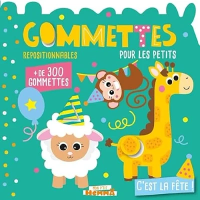 Image de Mon P&#039;tit Hemma gommettes pour les petits C&#039;est la fête ! Livre de repositionnables Dès 3 ans