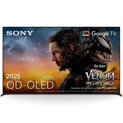 Image de TV QD OLED Bravia 8 II 2025 65 164 cm 4K UHD Argent sombre Neuf