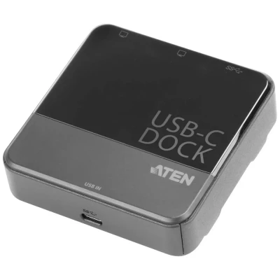 Image de ATEN UH3233 Avec fil USB 3.2 Gen 1 (3.1 1) Type C Noir Neuf