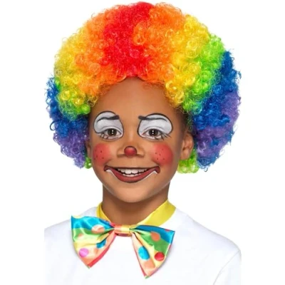 Image de Smiffys Perruque de clown, Multicolore, Enfants