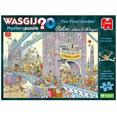 Image de Jumbo Retro Mystery 8 L’Obstacle Final 1000 pcs Jeu de Puzzle, 1110100330, Multicolore