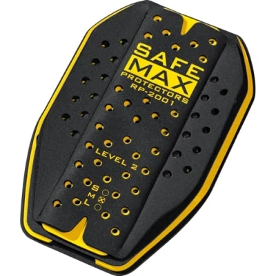 Image de Safe Max® Insert de protection dorsale pour veste moto RP 2001, 4 couches, jaune S, Unisexe, Multipurpose, toute l&#039;année
