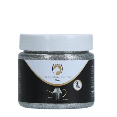 Image de Excellent Hoof Polish Hi Gloss Glitter Argent