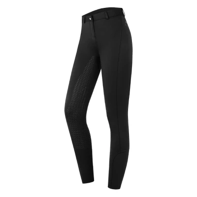 Image de Waldhausen Pantalon d&#039;équitation essentiel en silicone pour femme D46 Noir