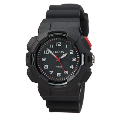 Image de Lorus Garon Analogique Quartz Montre avec Bracelet en Silicone R2347NX9