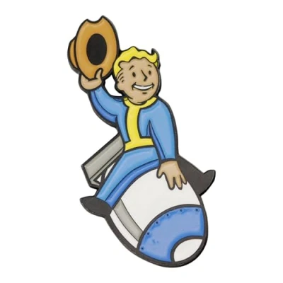 Image de Fallout Badge à épingle en édition limitée Vault Boy, Métal