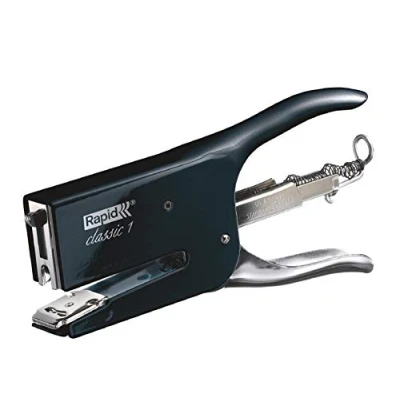 Image de Rapid Pince Agrafeuse Retro K1, Pour Agrafes 26/6 et 26/8mm, Capacité 50 Feuilles, Métal, Noir, 5000495