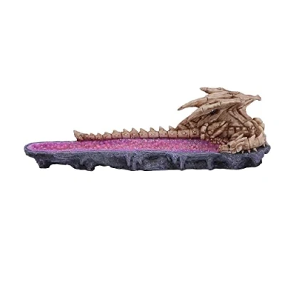 Image de Nemesis Now Brûleur d&#039;encens Skeletal Slumber Violet 26,7 cm