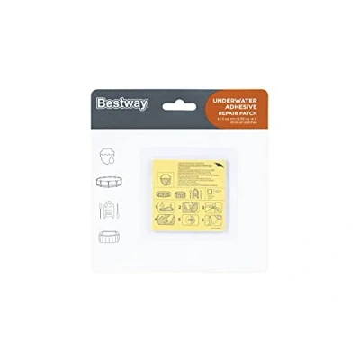 Image de Bestway Underwater Adhesive Repair Patch, Swimming Pool Patch Kit, Puncture 10 Patches