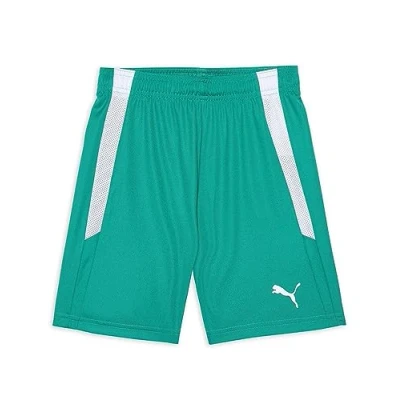 Image de PUMA Teamliga Shorts Jr Mixte bébé Vert (Pepper Green p) 12 ans