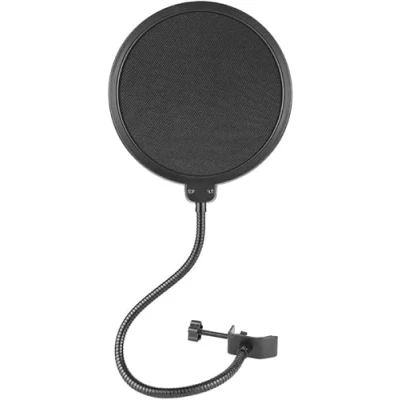 Image de WANGZAIZAI Microphone anti pop avec col de cygne flexible à 360 et bras stabilisation 15,2 cm