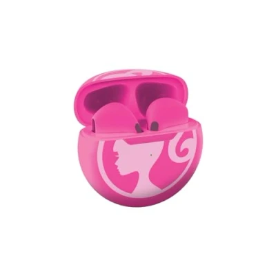 Image de Lexibook, Barbie, Écouteurs stéréo sans Fil, Son de Haute qualité, Microphone intégré, Commandes tactiles, Boîtier Recharge, limité à 85 DB, Rose, HPBT05BB