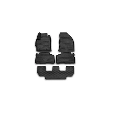 Image de Element Tapis de Sol 3D en Caoutchouc antidérapant pour Toyota Verso 13 20, Noir