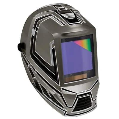 Image de GYS Masque de soudage LCD GYSMATIC 5 13 G True Color XXL teinte 3/5&gt;13 champ vision 100x83mm assombrissement auto 0,04ms classe optique 1/1/1/1 pour MMA, TIG, MIG/MAG &amp; Meulage