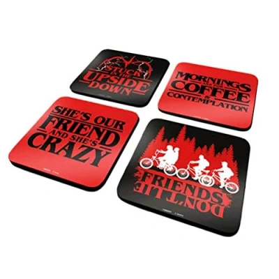 Image de Stranger Things CSP0025 Set de 4 Dessous Verre en liège