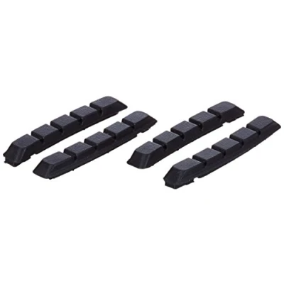 Image de XLC Diverse Bremsschuhe Ersatzbremsgummi Bs x07 4er Set 72 Mm Pieces de Velo Mixte, Noir