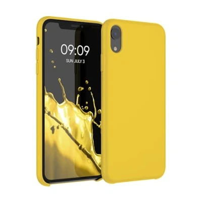 Image de kwmobile Housse Compatible avec Apple iPhone XR Coque de téléphone Protection Souple en TPU Silicone Jaune radieux