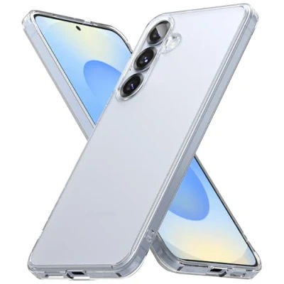 Image de Ringke Coque Compatible avec Samsung S25 [Fusion Matte] Translucide Ultra Fine Solide Rigide Back Souple Bumper Antichoc Protection Étui Galaxy Case Accessoires Matte Clear