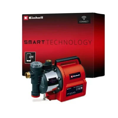Image de Einhell Pompe d&#039;arrosage automatique GE AW 1144 SMART (commande par appli mobile, arrosage programmé/intelligent utilisant les données météo, fonction anti marche à vide/automatique, préfiltre)