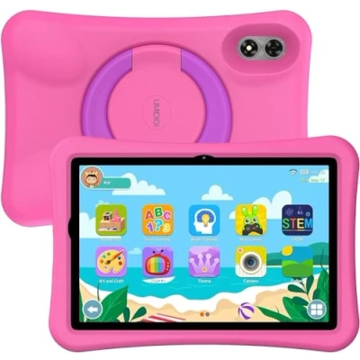 Image de UMIDIGI Tablette pour Enfant 10,1&quot; HD, G1 Tab Kids Android 13, 8 Go (4+4) + 64 Go/TF 1 to Quad Core, contrôle Parental, 6000 mAh, WiFi 6/BT5.0, Protection des Yeux Enfants, Appareil
