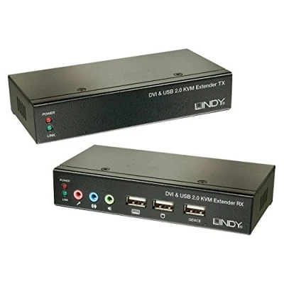 Image de Lindy Kit extender KVM Cat.6 Classic DVI USB audio, 50m