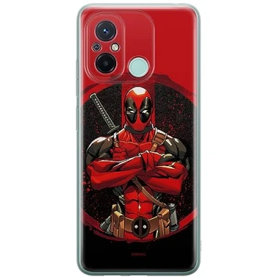 Image de ERT GROUP Coque de téléphone Portable pour Xiaomi REDMI 12C/ 11A Original et sous Licence Officielle Marvel Motif Deadpool 006 Parfaitement adapté à la Forme du Portable, en TPU