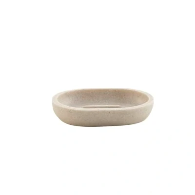 Image de douceur d&#039;intérieur, Porte Savon (12 x 8,5 2 cm) Granite Sable, Polyrésine Unie