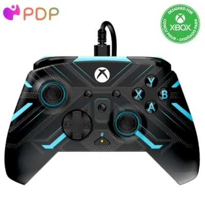 Image de PDP Xbox REMATCH GLOW Wired controller TITAN STEEL
