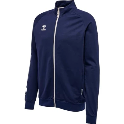 Image de Hummel MOVE GRID COT. ZIP Sweat zippé, Homme, Taille: XXL, Marine