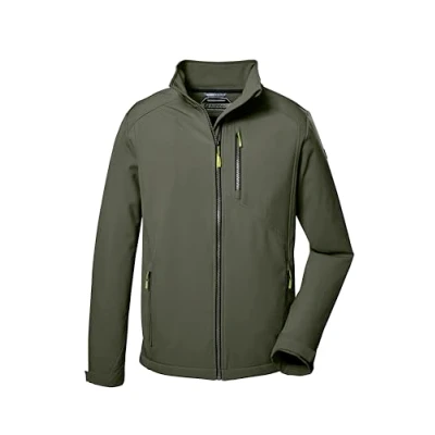Image de killtec Hommes Veste softshell/veste d&#039;extérieur avec col montant KOS 263 MN SFTSHLL JCKT, olive, 3XL, 41262 000